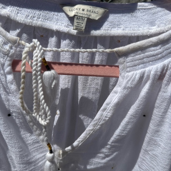 Lucky brand peasant blouse top. - Picture 3 of 3